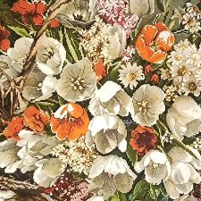 برشی از تابلو فرش گل لاله از نمای نزدیک 1